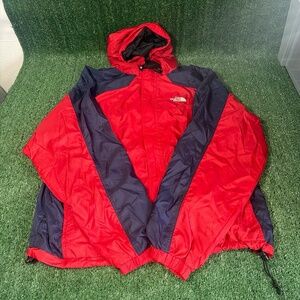 Vintage The North Face Hydrenaline Light Windbreaker Jacket Red Blue XXL
